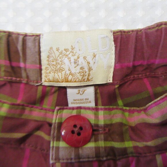 Little Girls Size 3 Shorts plaid - Picture 4 of 10
